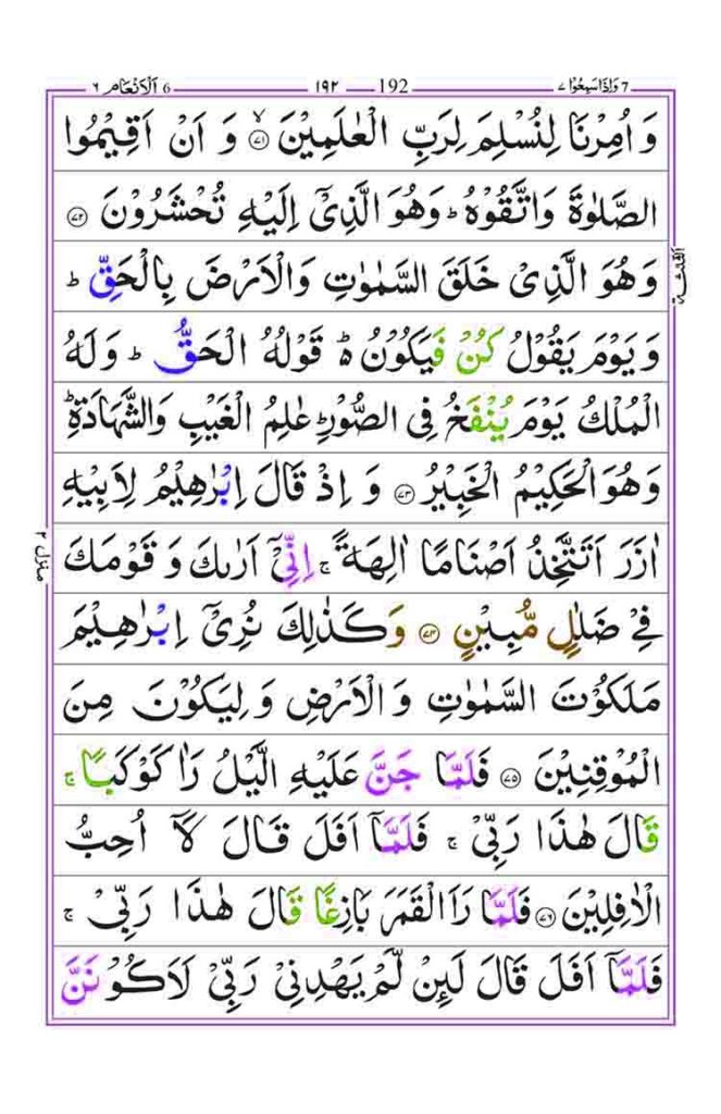 Surah Al Anam Page 14