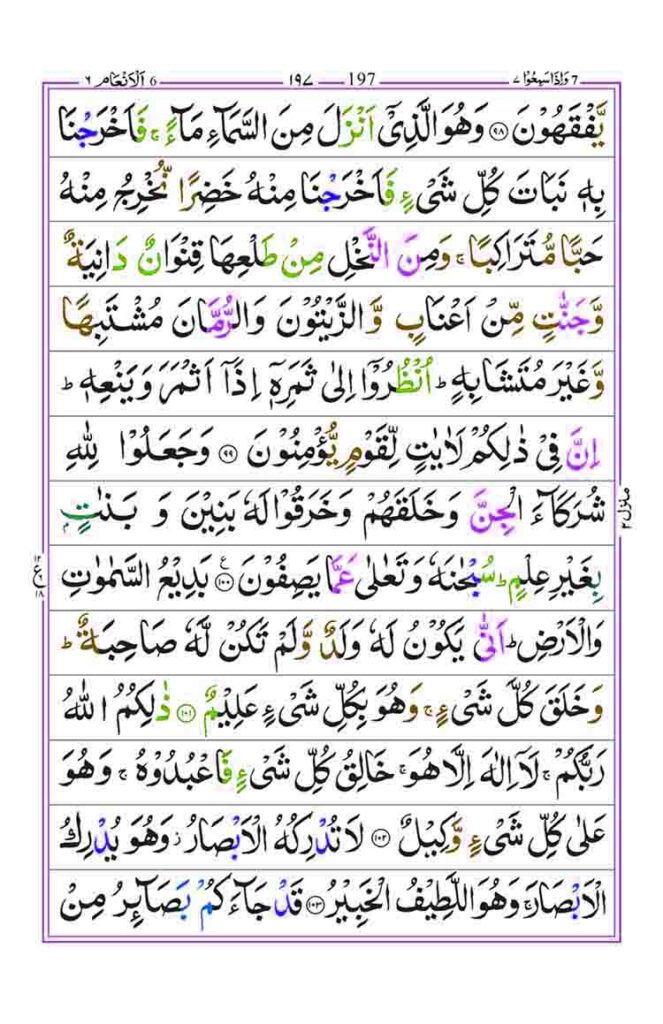 Surah Al Anam Page 19