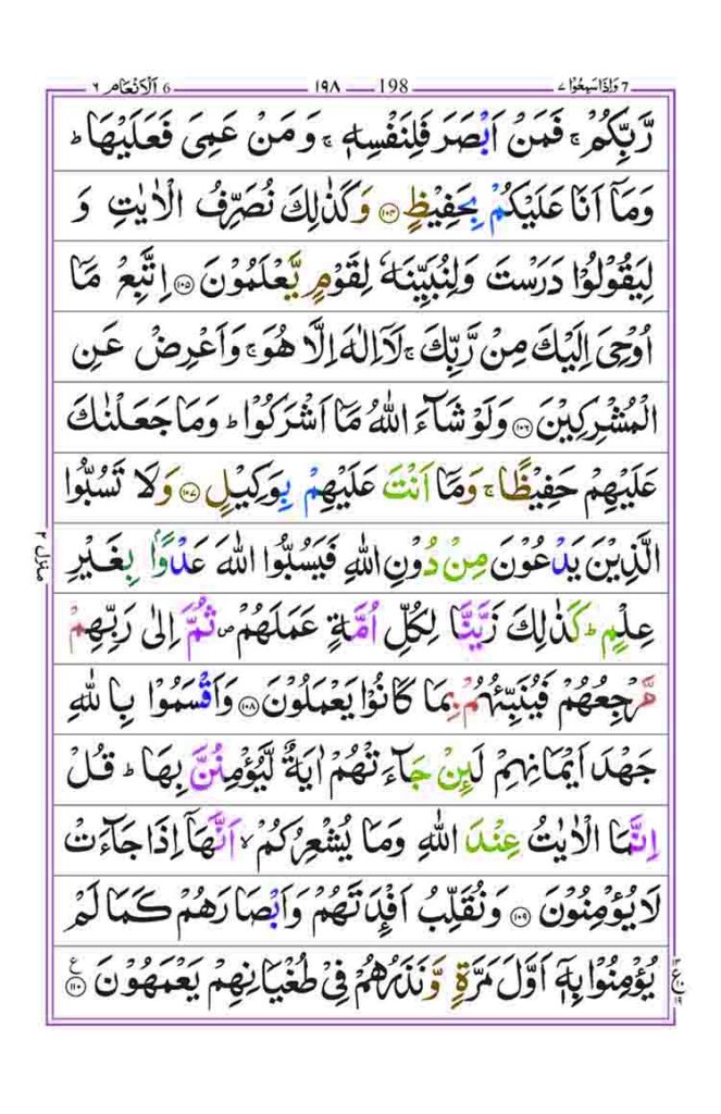 Surah Al Anam Page 20