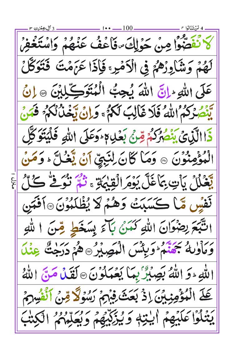 Surah Al Imran page 31