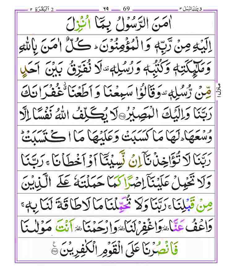 Surah Baqarah Last 2 Ayat